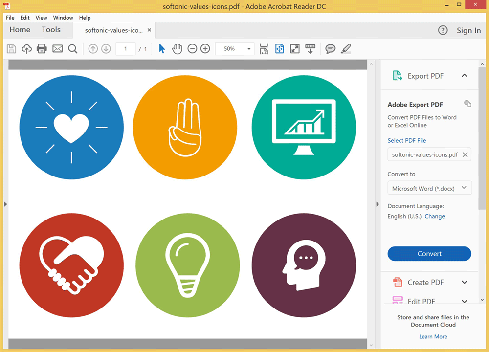 Adobe Reader Windows Screenshot