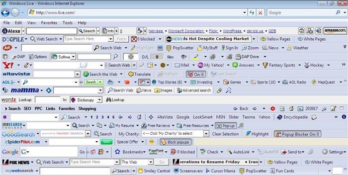 toolbars