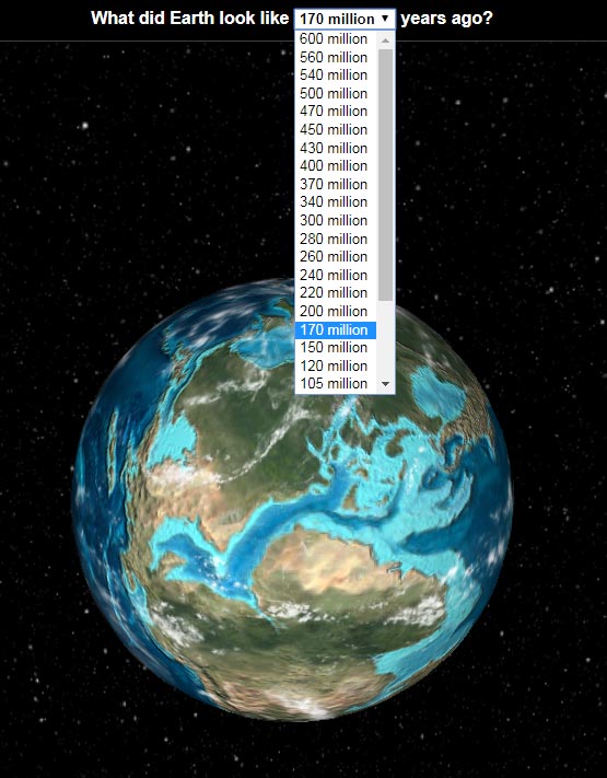 What did the earth look like