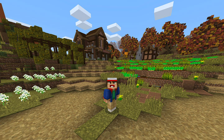 Dustin from Stranger Things in Minecraft