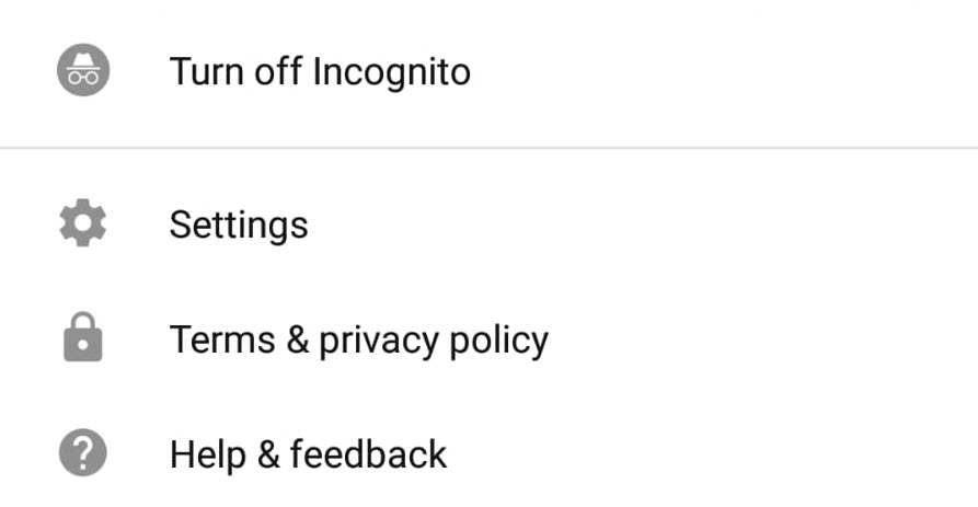 Deactivate YouTube's Incognito mode