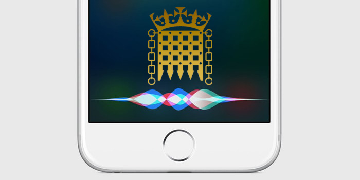 Siri listening to the UK Government