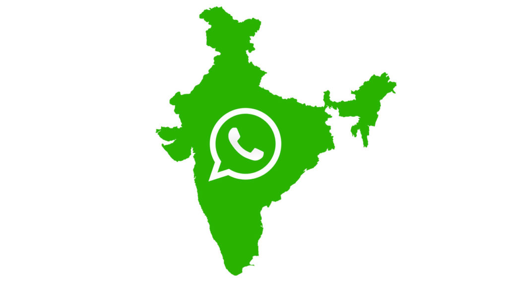 Many people in India use WhatsApp