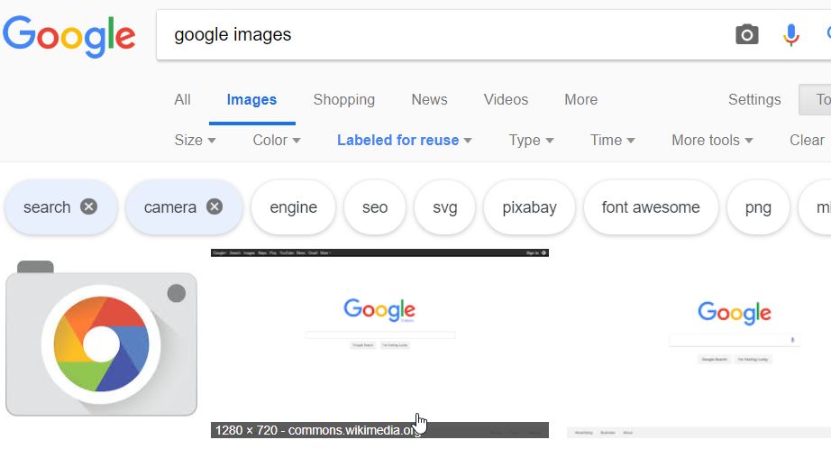 Google Images Filter Bubbles
