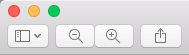 Preview toolbar