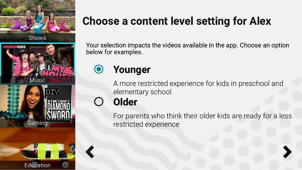 youtube kids screenshot