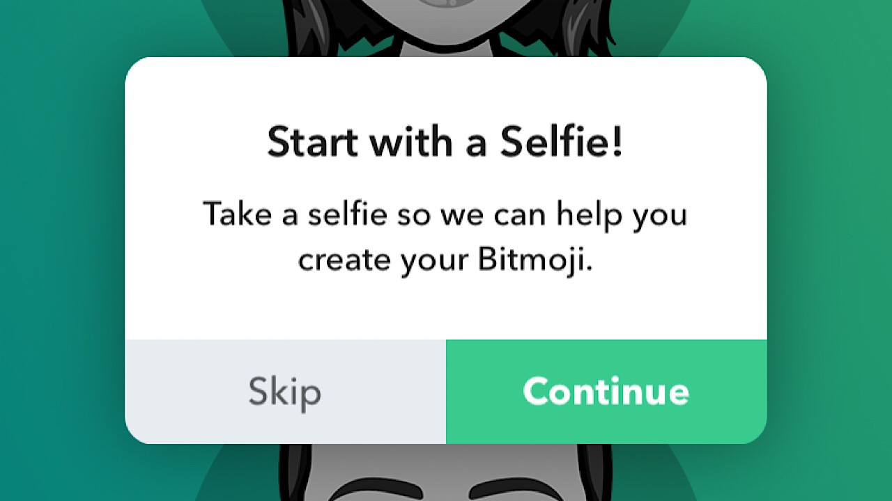 bitmoji screenshot
