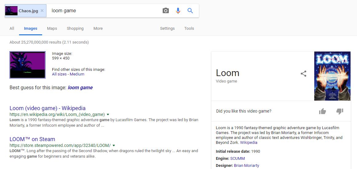 search for images