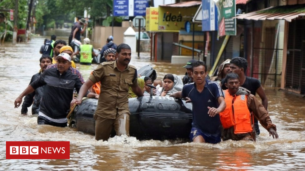 Flood rescue in Kerala
