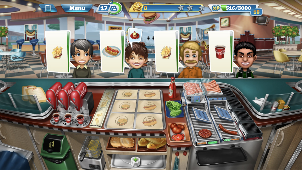cooking fever app screenshot