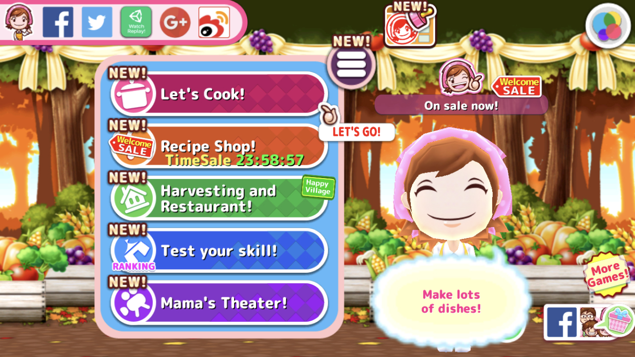 cooking mama app screenshot