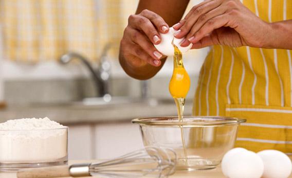 Crack an egg