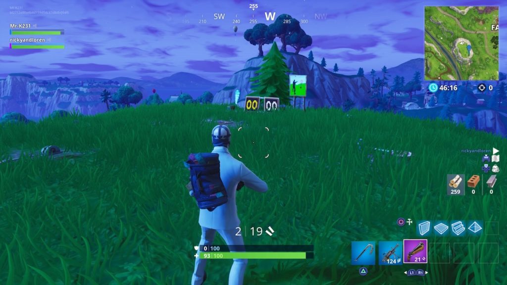 fortnite shooting gallery fatal fields