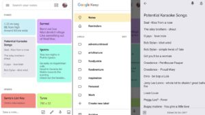 This is what Google Keep Notes new interface looks like