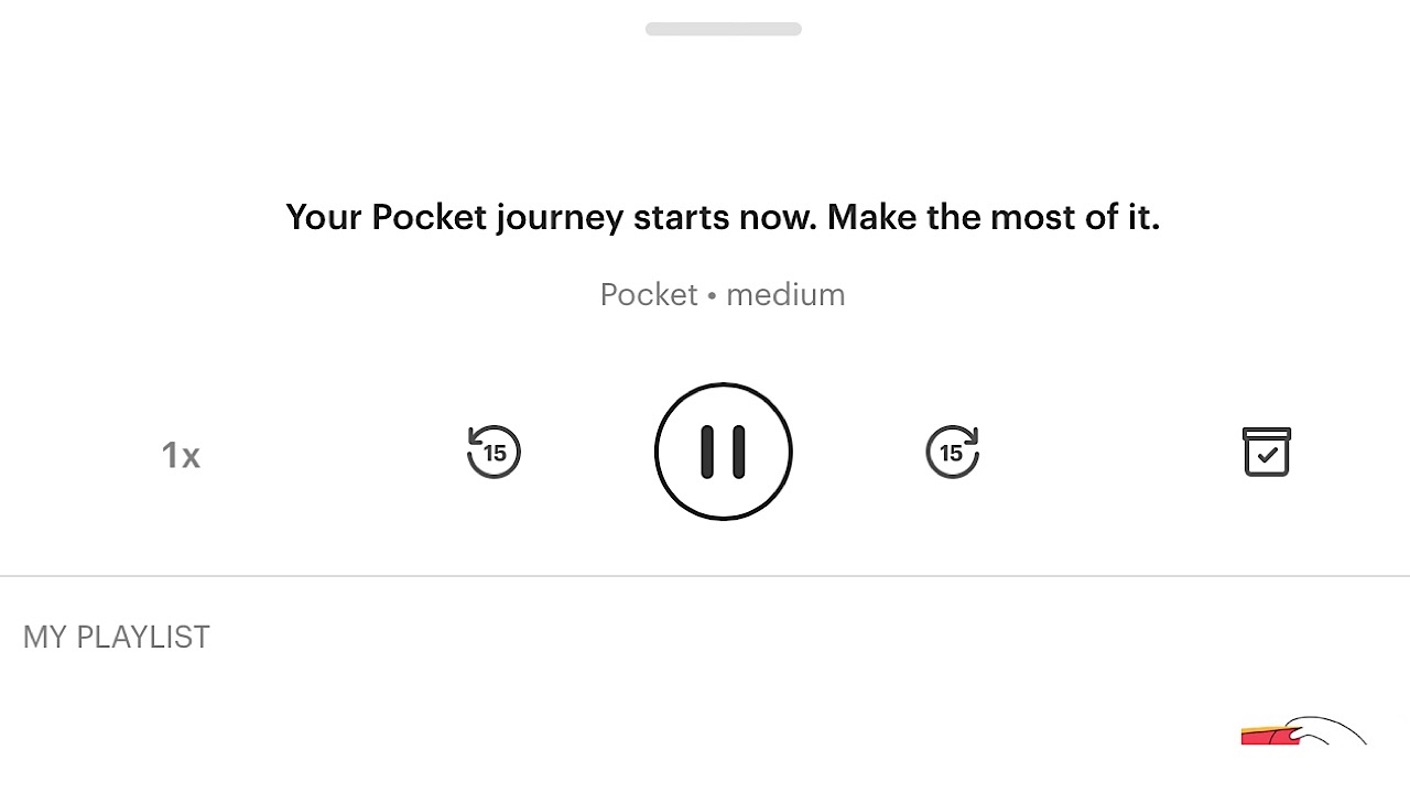 pocket audio screenshot