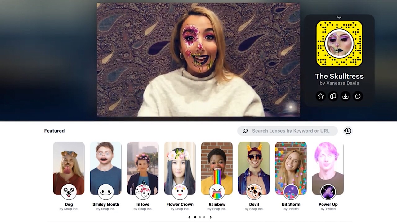 snap camera screenshot