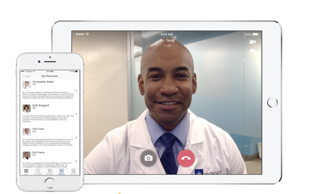 Doctor On Demand iPad, iPhone