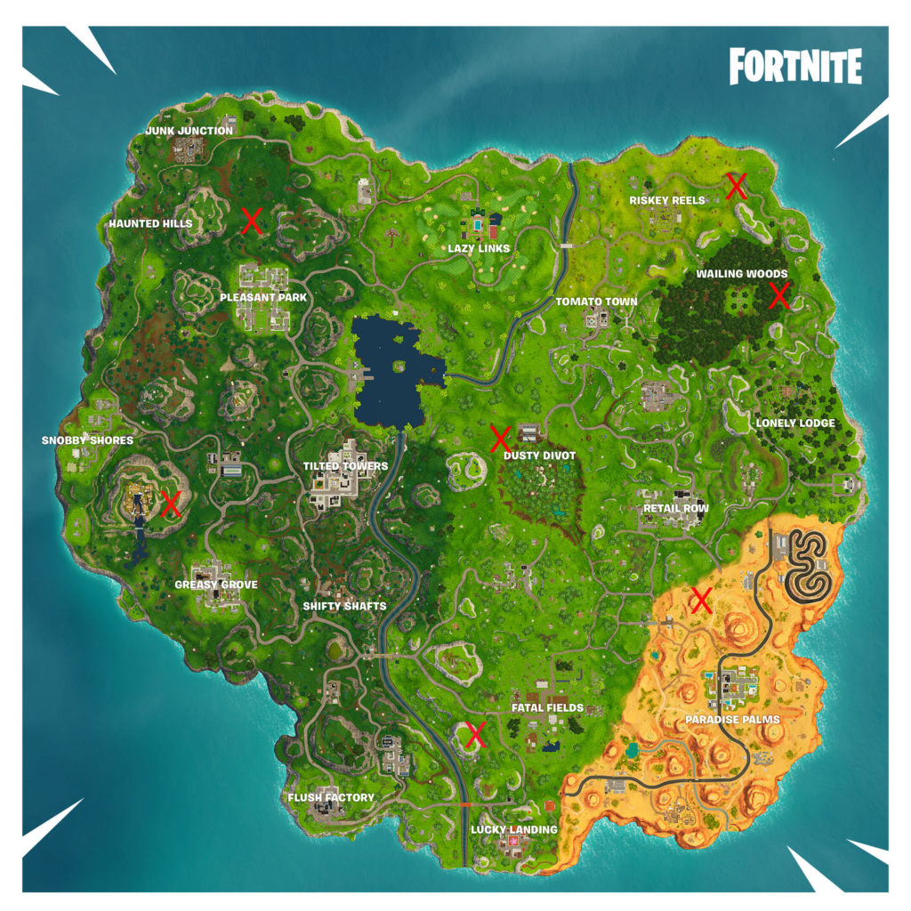 fortnite shooting gallery map