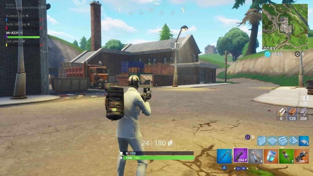 flush factory streetlight spotlight fortnite