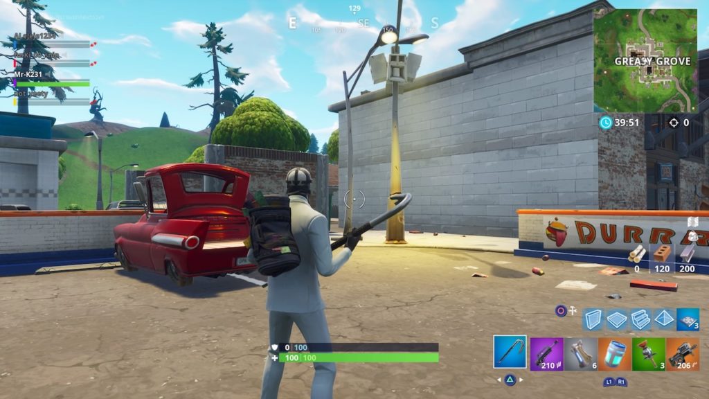 greasy grove streetlight spotlight fortnite