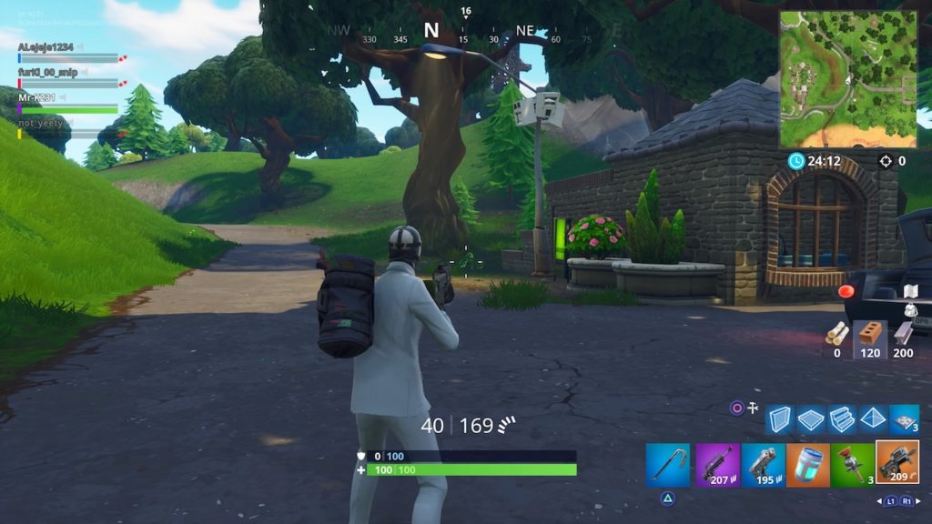 mansion streetlight spotlight fortnite