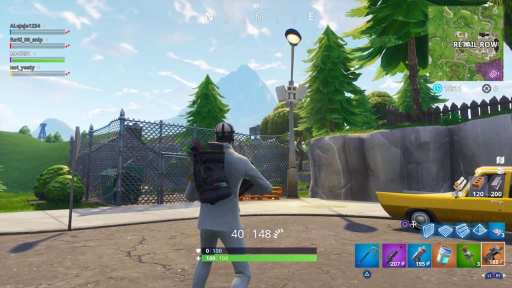 retail row streetlight spotlight fortnite