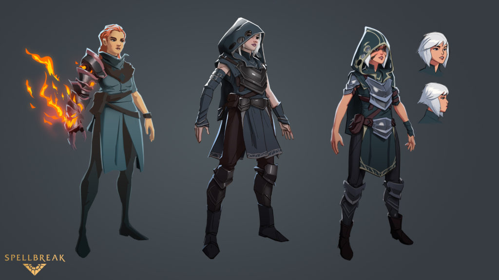 pyromancer class spellbreak concept art