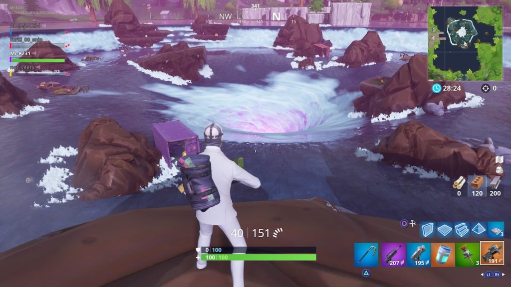 loot lake whirpool fortnite season 6
