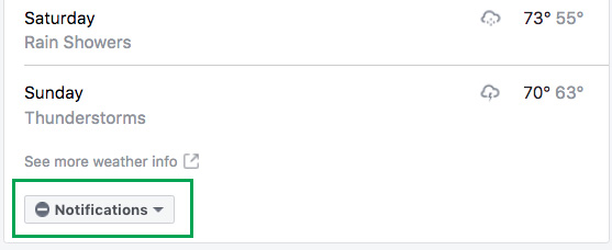 facebook notifications