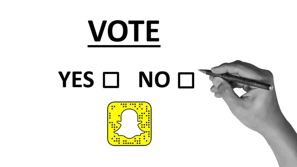 snapchat helps people register to vote