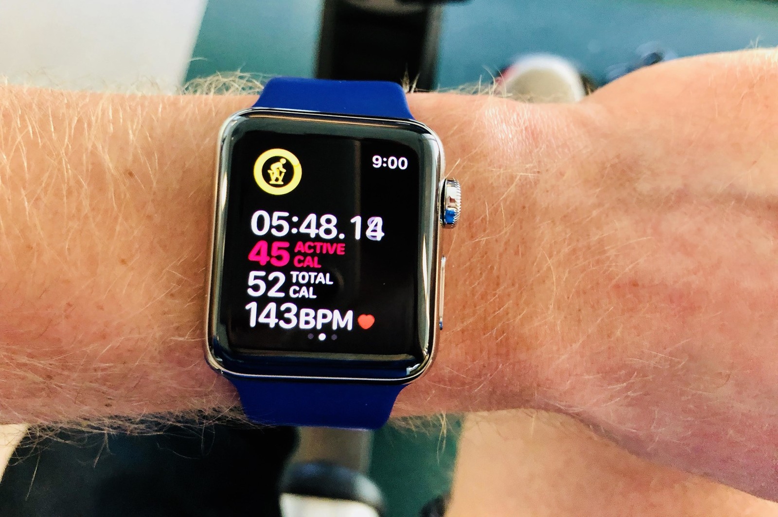 Navigating between apps while running was really annoying
