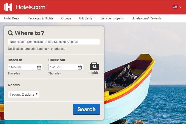 hotels.com should be your first choice