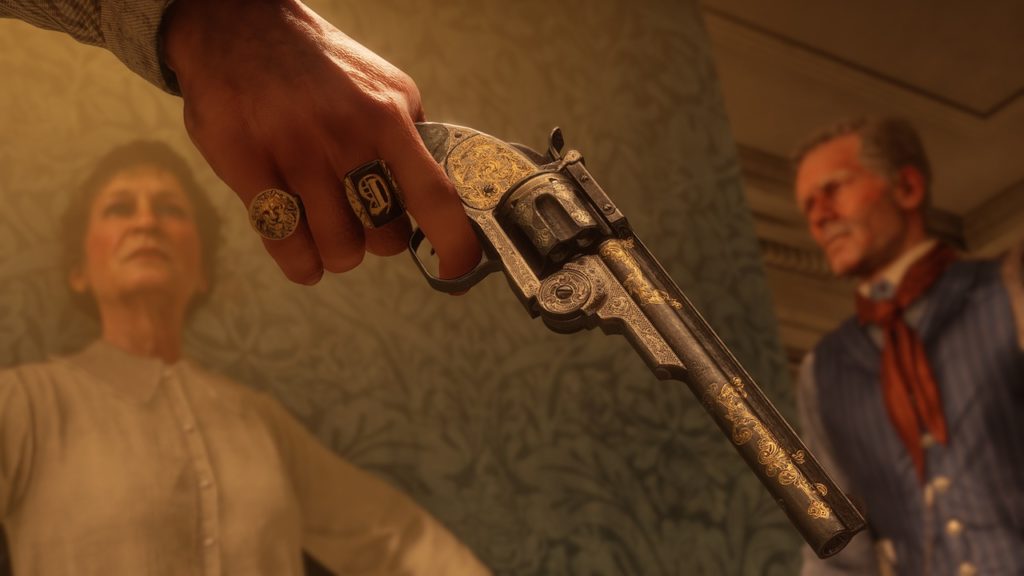 red dead redemption 2 rare pistol