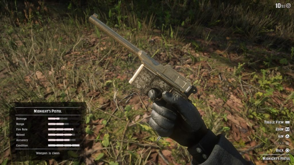 red dead redemption 2 midnight's pistol