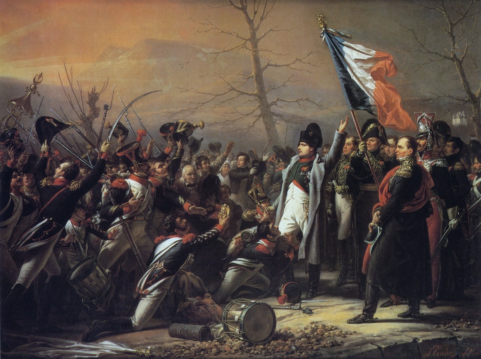 Bonaparte controlled that chaos very well