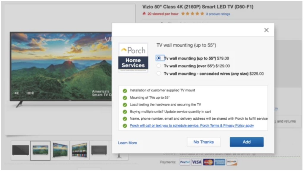 book an install on eBay