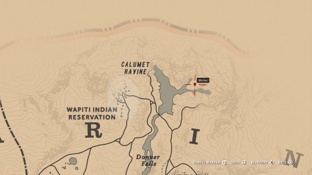 red dead redemption 2 ancient tomahawk map