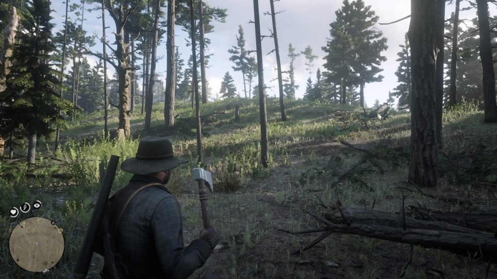 red dead redemption 2 hewing hatchet