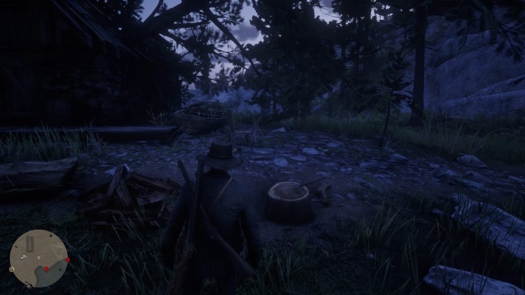 red dead redemption 2 destroyed cabin