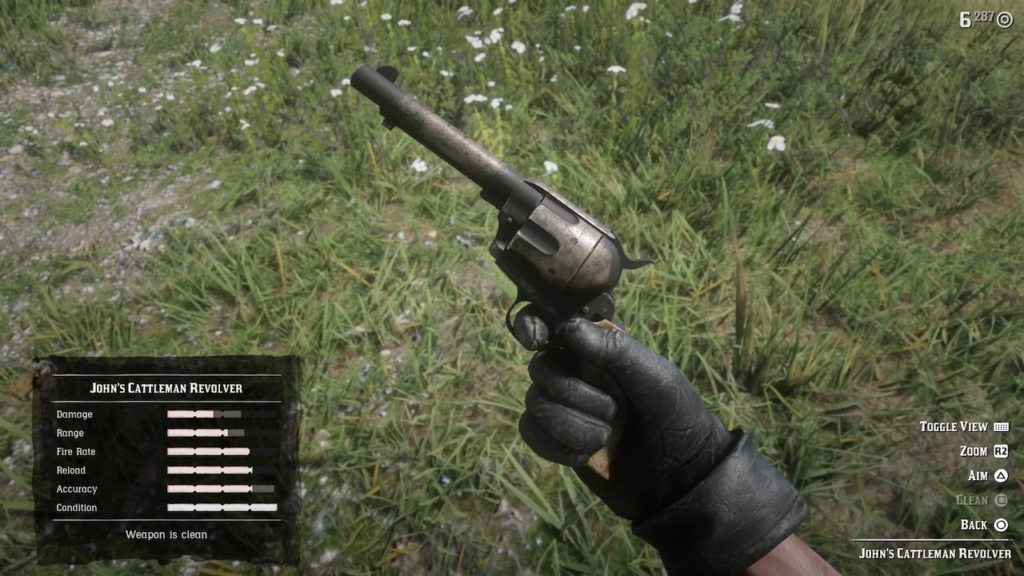 Red Dead Redemption 2 john's revolver