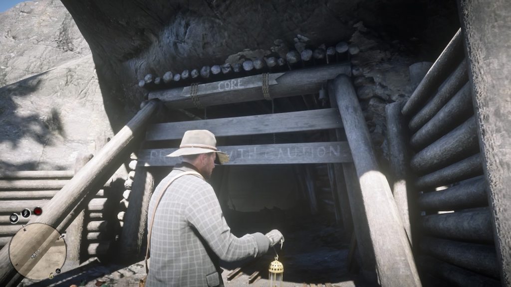 red dead redemption 2 mine entrance