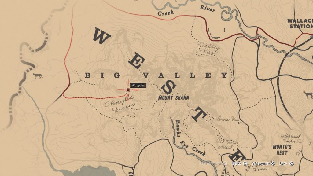 red dead redemption 2 miner's hat map