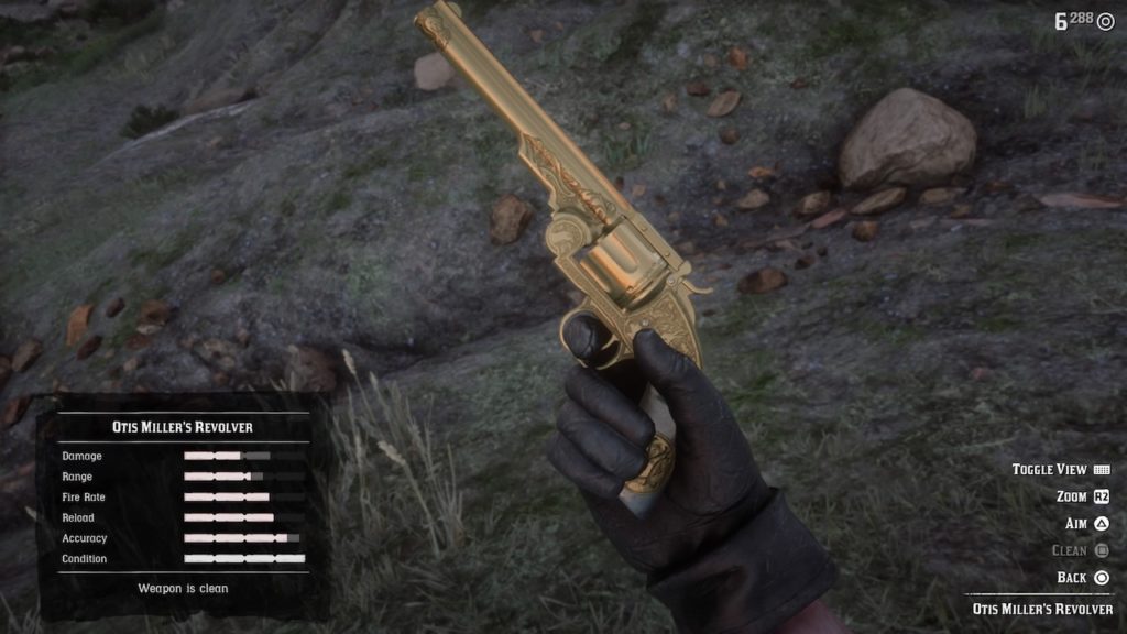 red dead redemption 2 otis miller revolver