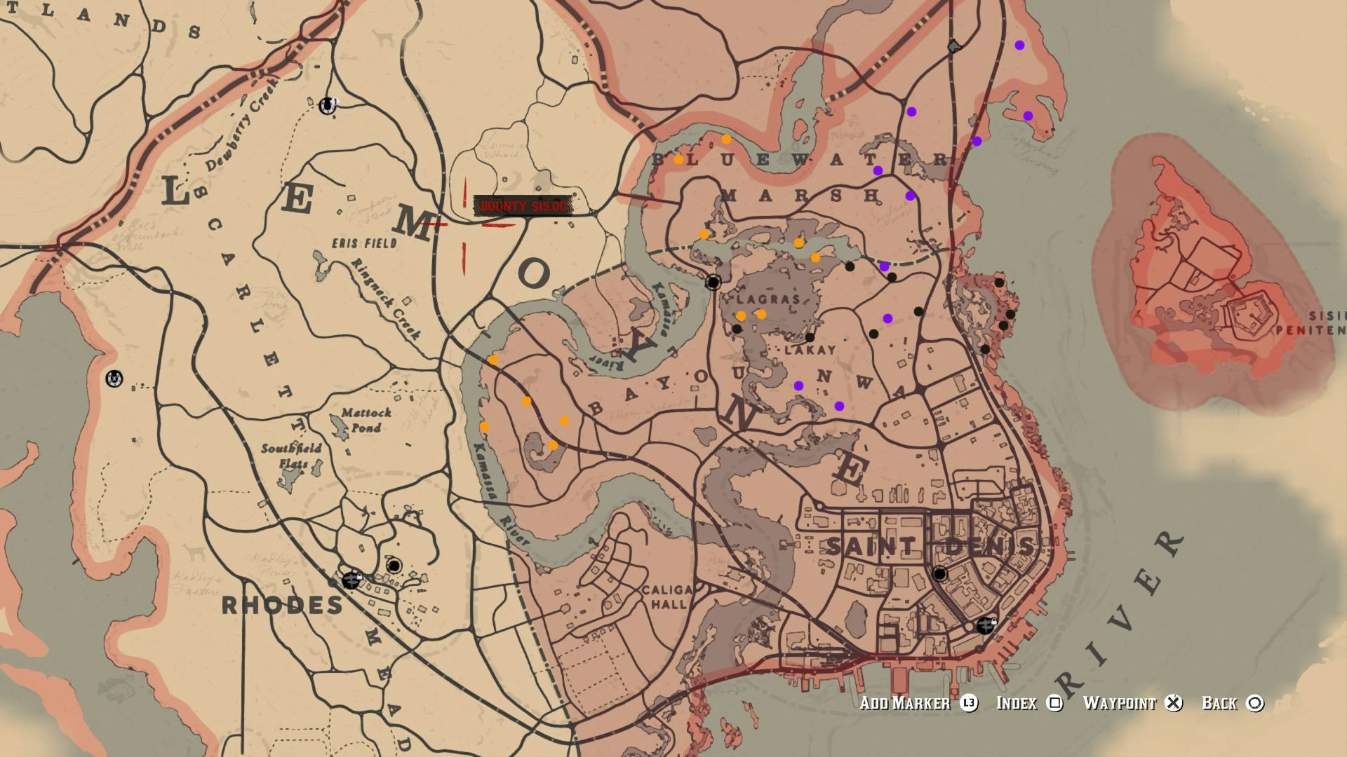red dead redemption 2 duchesses map 3