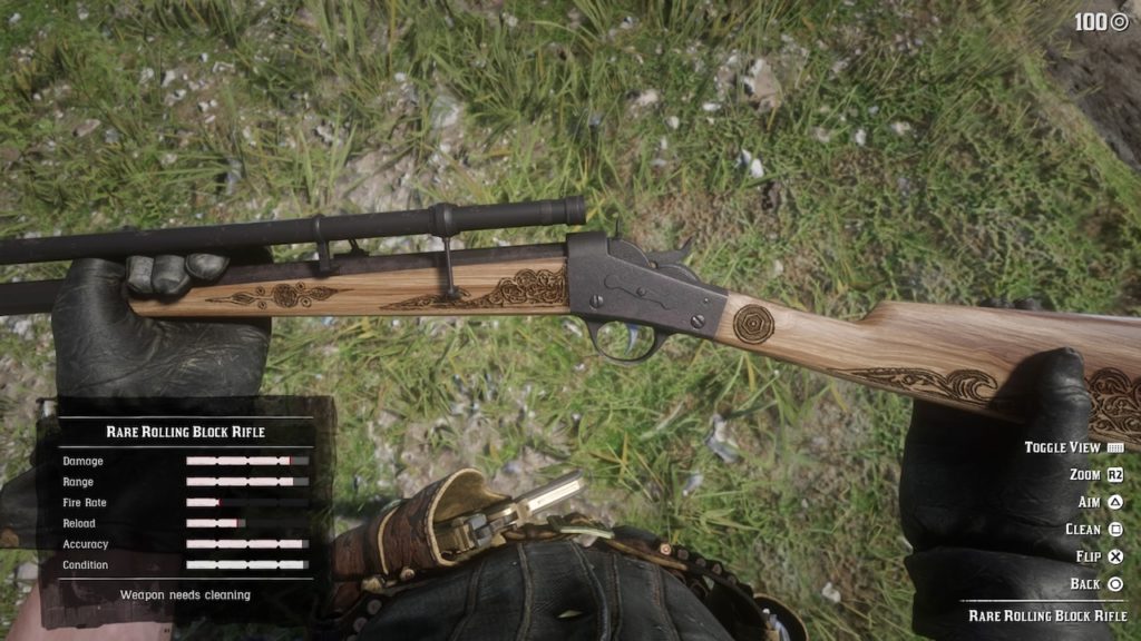 red dead redemption 2 rare rolling block