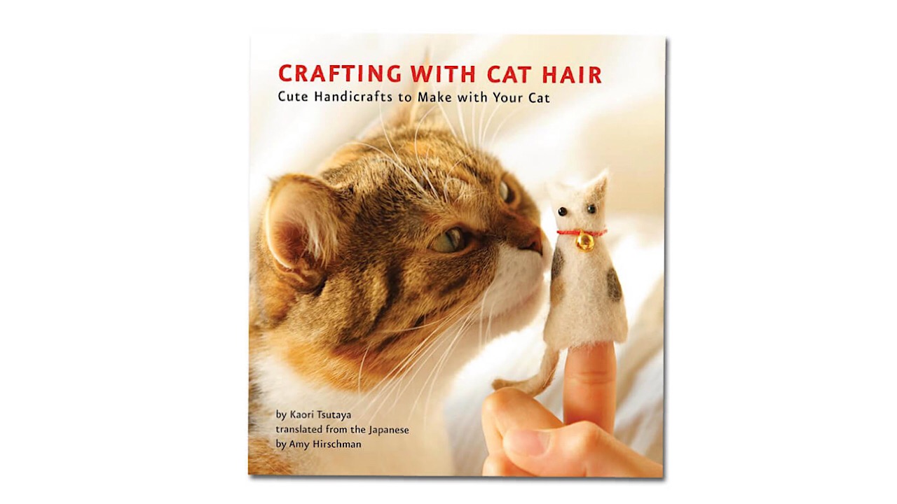 crafting with cat hair