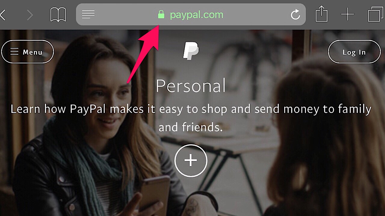 Paypal screenshot