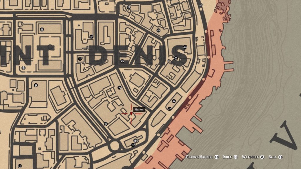 red dead 2 alleyway 2 graffiti map