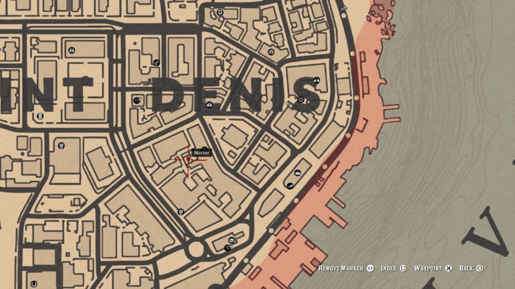 red dead 2 alleyway graffiti map