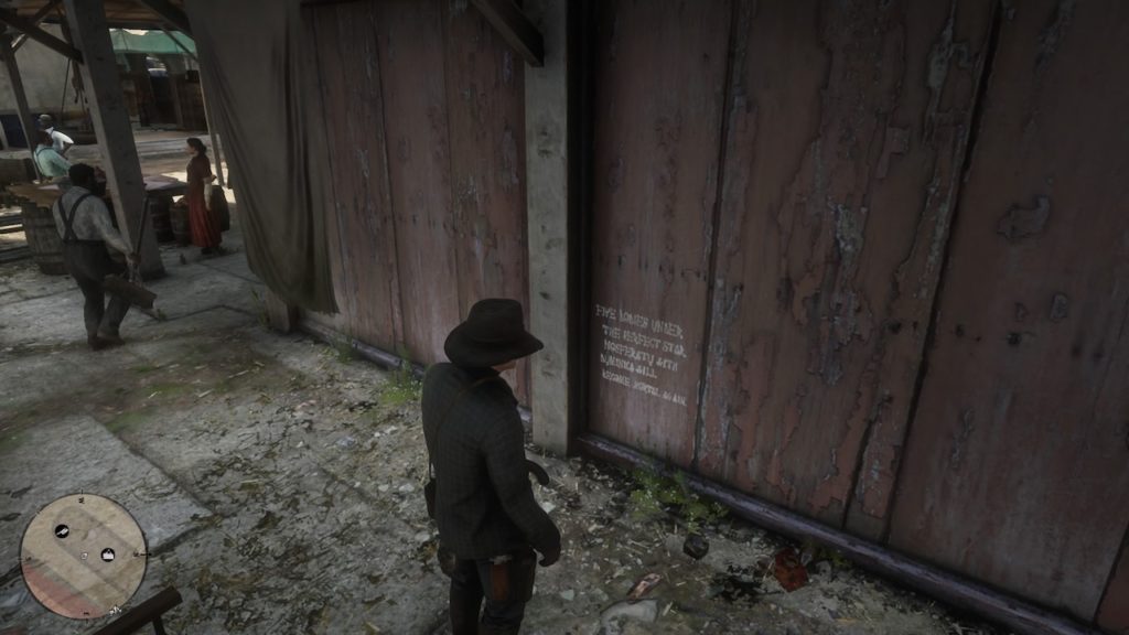 red dead 2 butcher graffiti